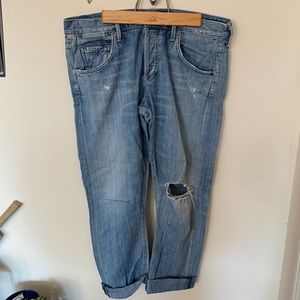 Citizens of Humanity boyfriend crop jeans
